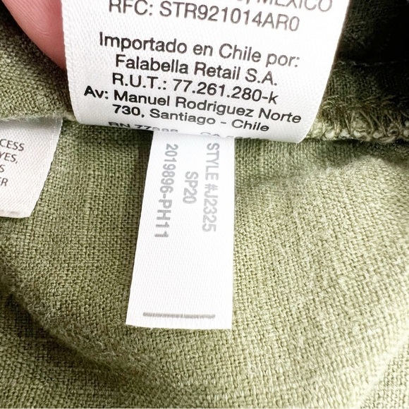 ✅ J.Crew Seaside short in linen blend Item J2325 OLIVE GREEN SIZE SMALL - Picture 9 of 9
